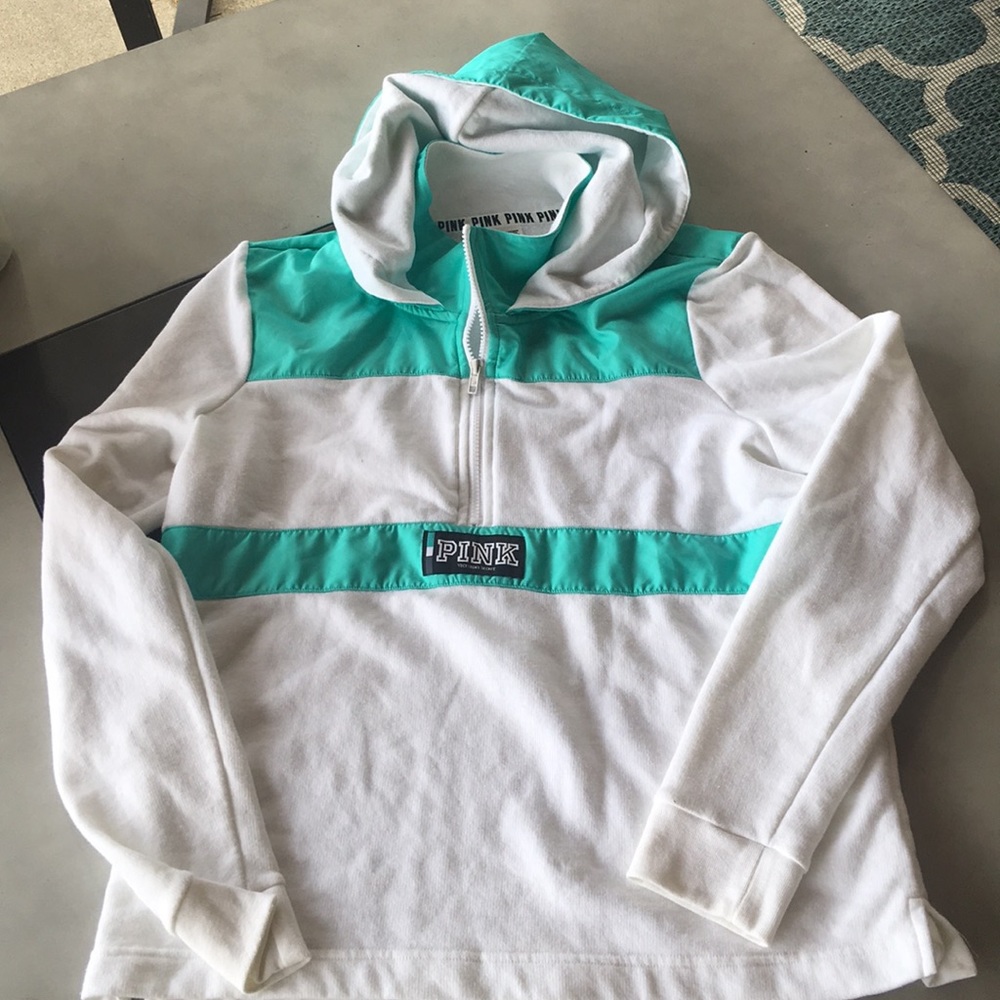 Pink Victoria’s Secret hoodie large
